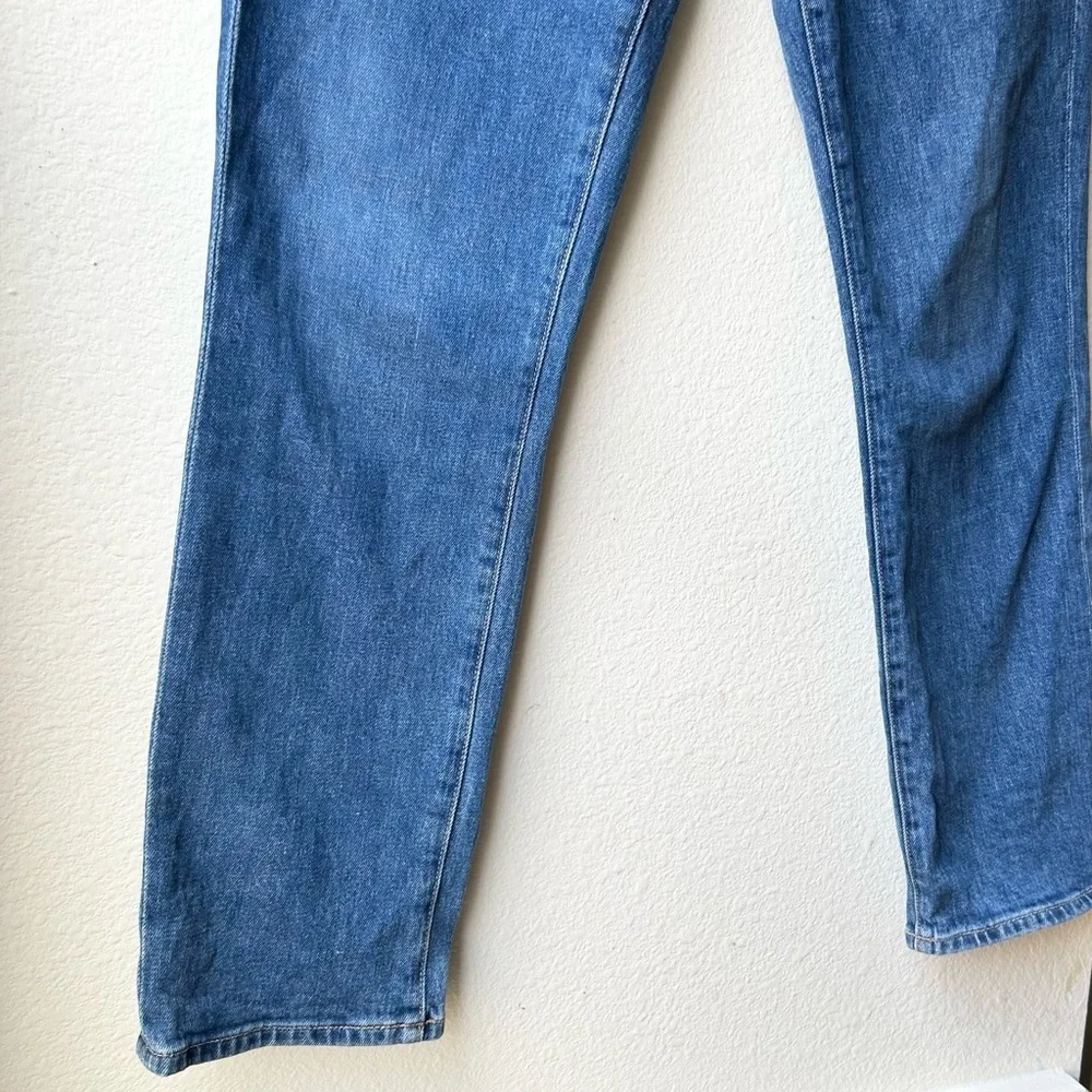Veronica Beard Blue Alenah Slim Straight Jean in Midmorning Sun Sz 27